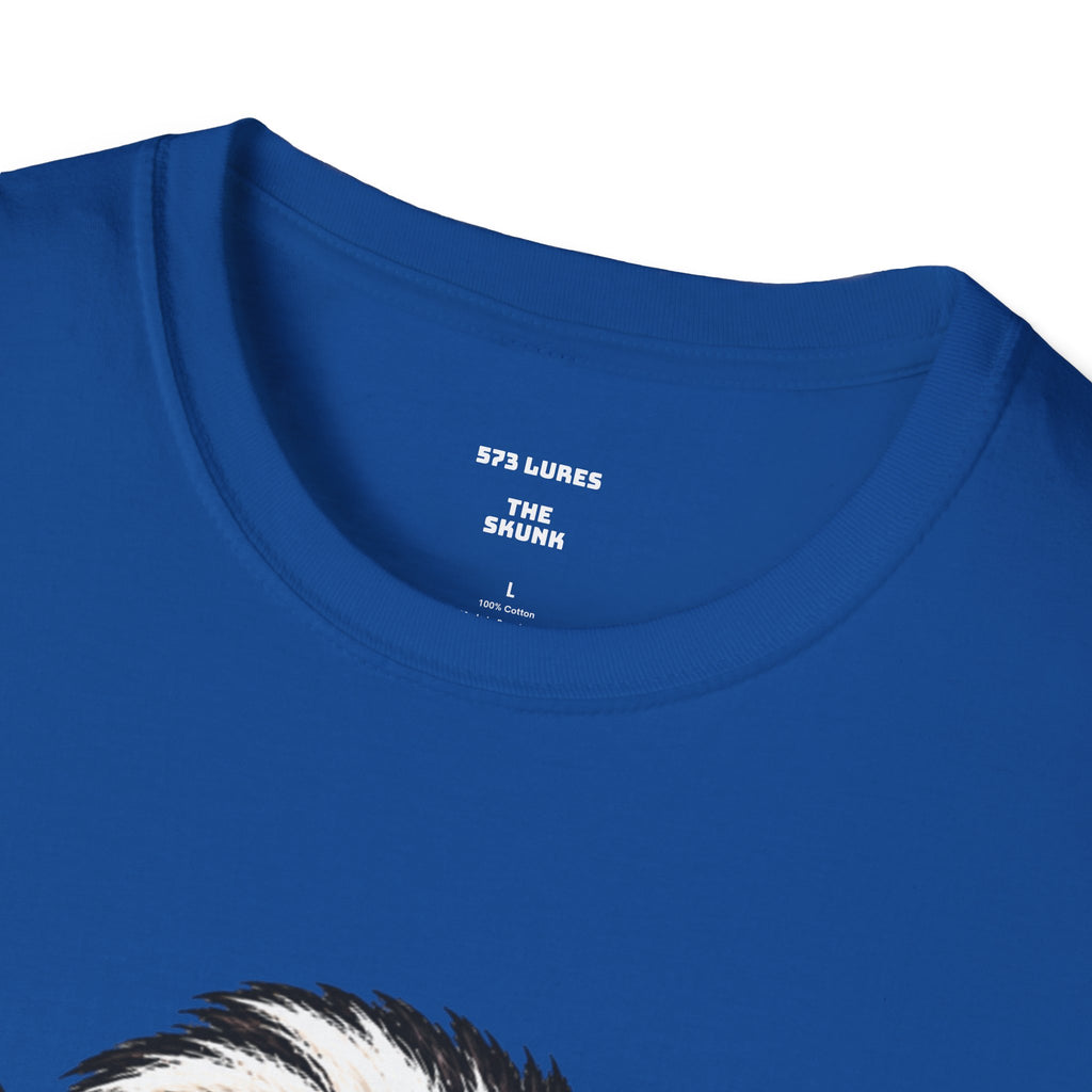 The Skunk Fishing T-Shirt — Retro Fishing Mascot Tee