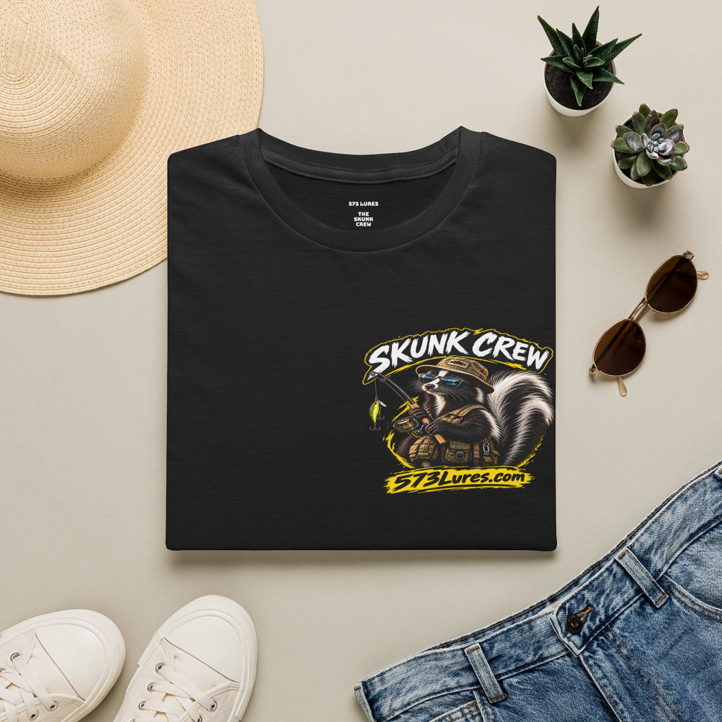 T‑Shirt The Skunk Crew, Never Get Skunked Again Fishing Graphic Tee