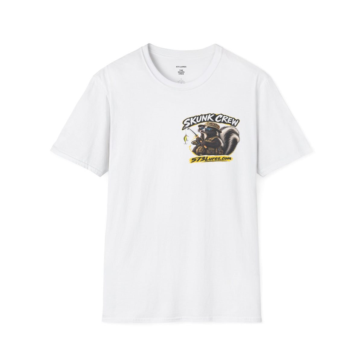 T‑Shirt The Skunk Crew, Never Get Skunked Again Fishing Graphic Tee