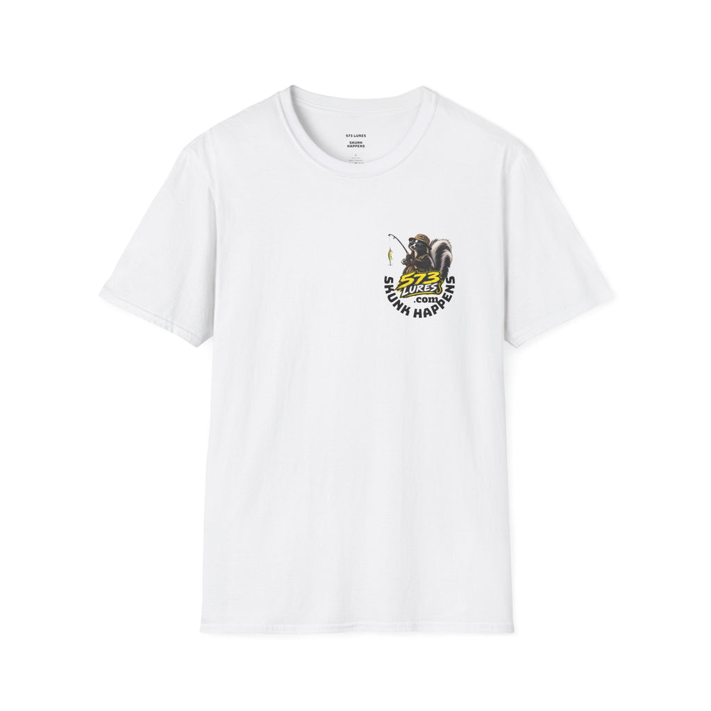 T-Shirt Change Something, Skunk Happens Fishing Graphic Tee