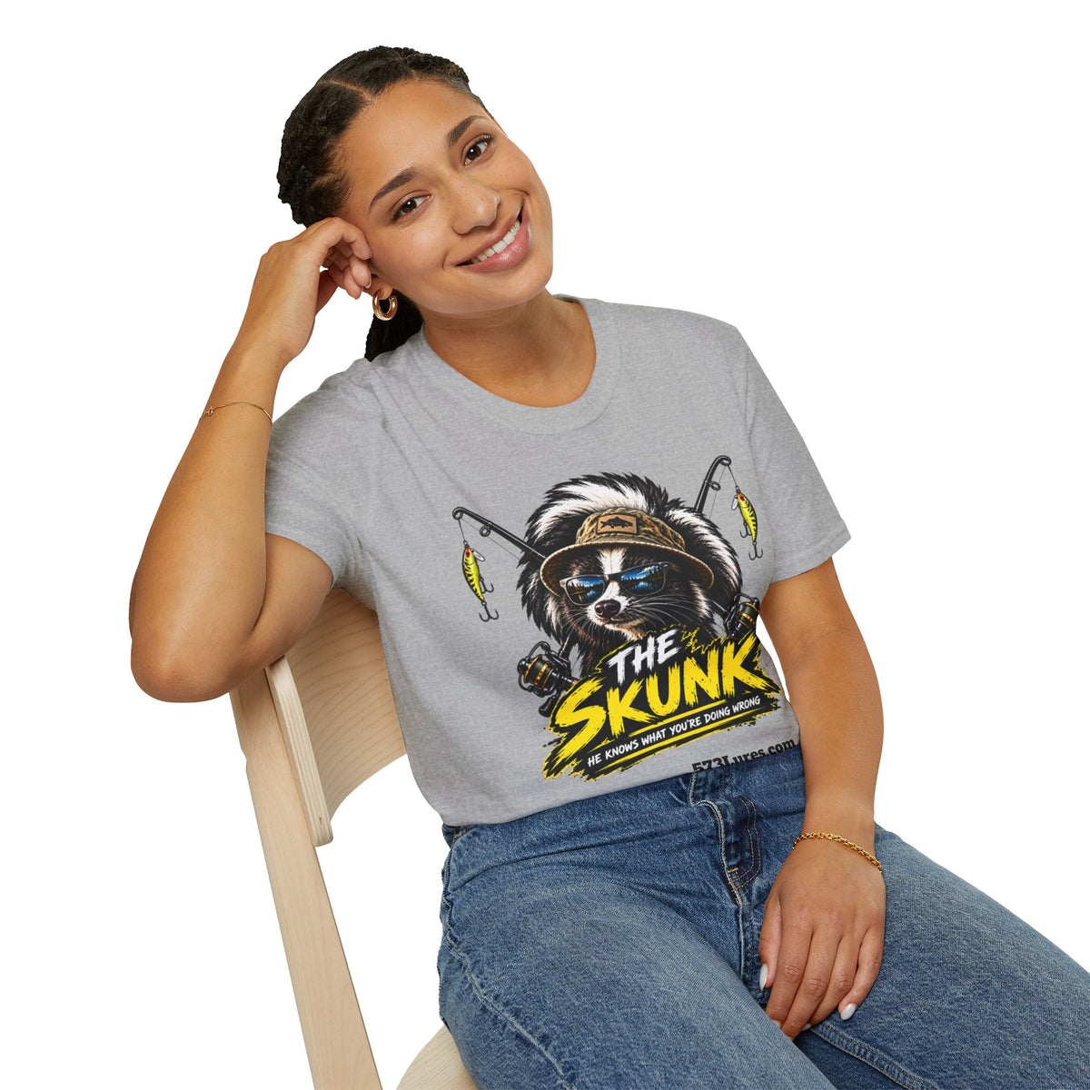 T-Shirt The Skunk, You Used That Lure Again Fishing Graphic Tee