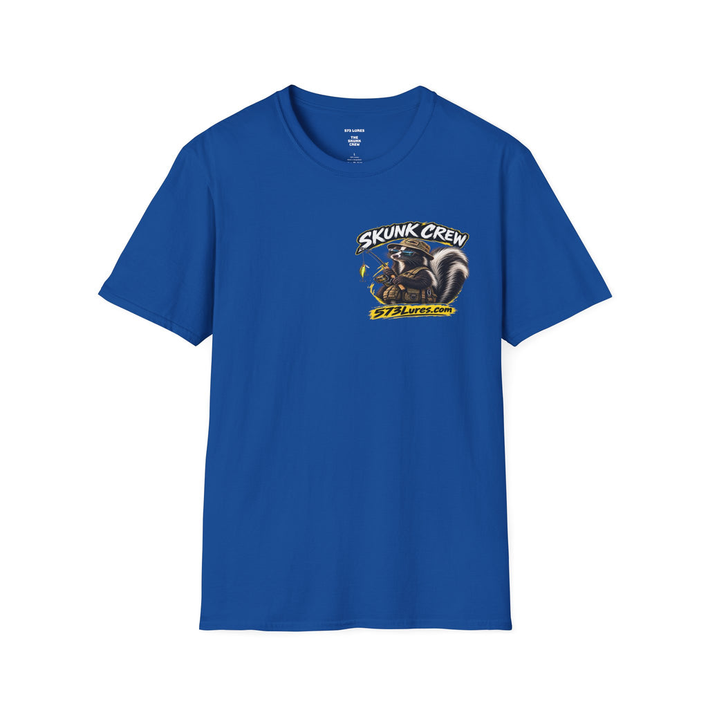 T‑Shirt The Skunk Crew, Never Get Skunked Again Fishing Graphic Tee