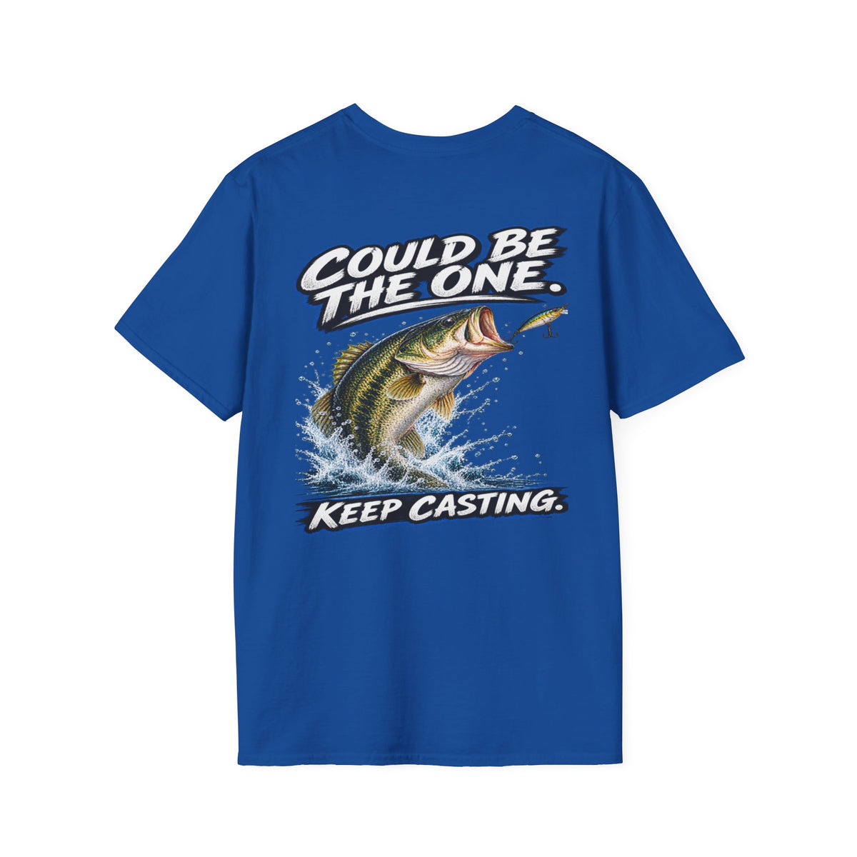 T-Shirt The Next Cast, Could Be The One, Keep Casting Bass Fishing Graphic Tee