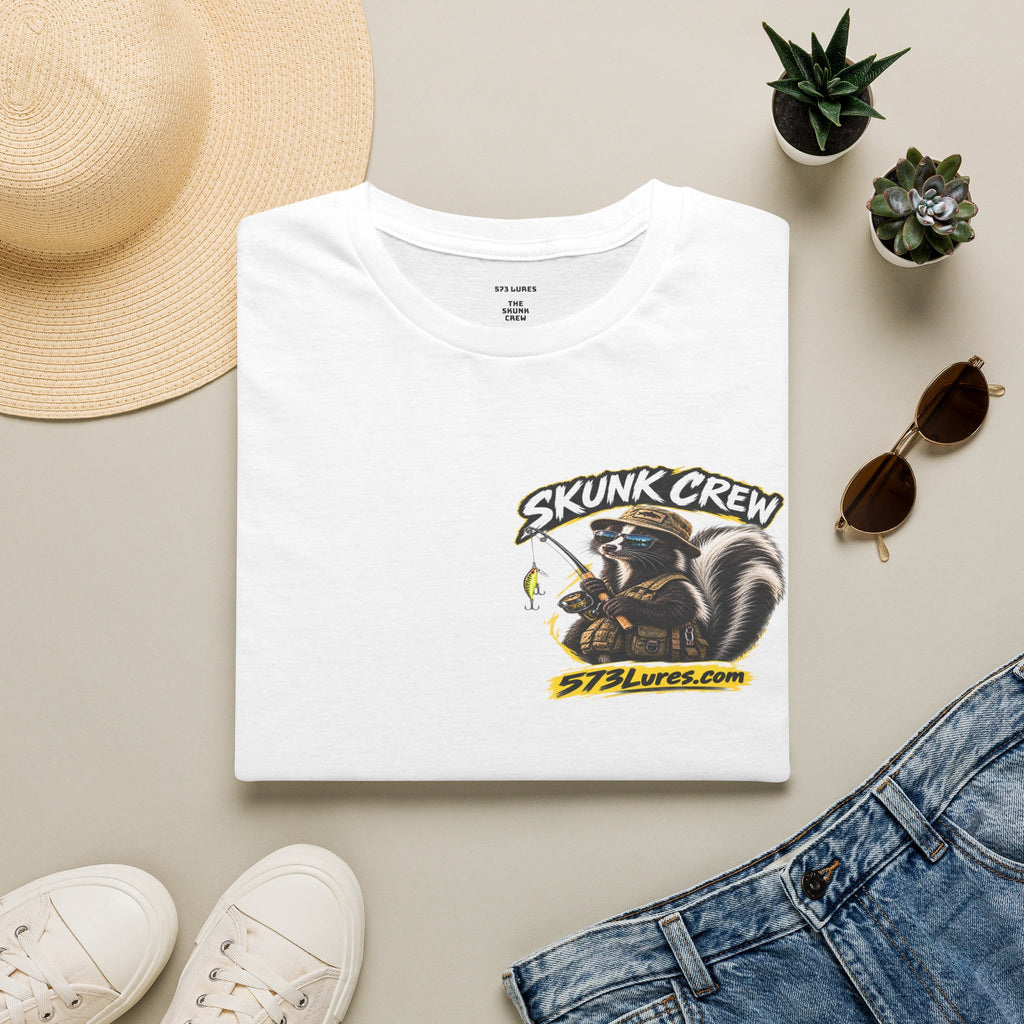 T‑Shirt The Skunk Crew, Never Get Skunked Again Fishing Graphic Tee