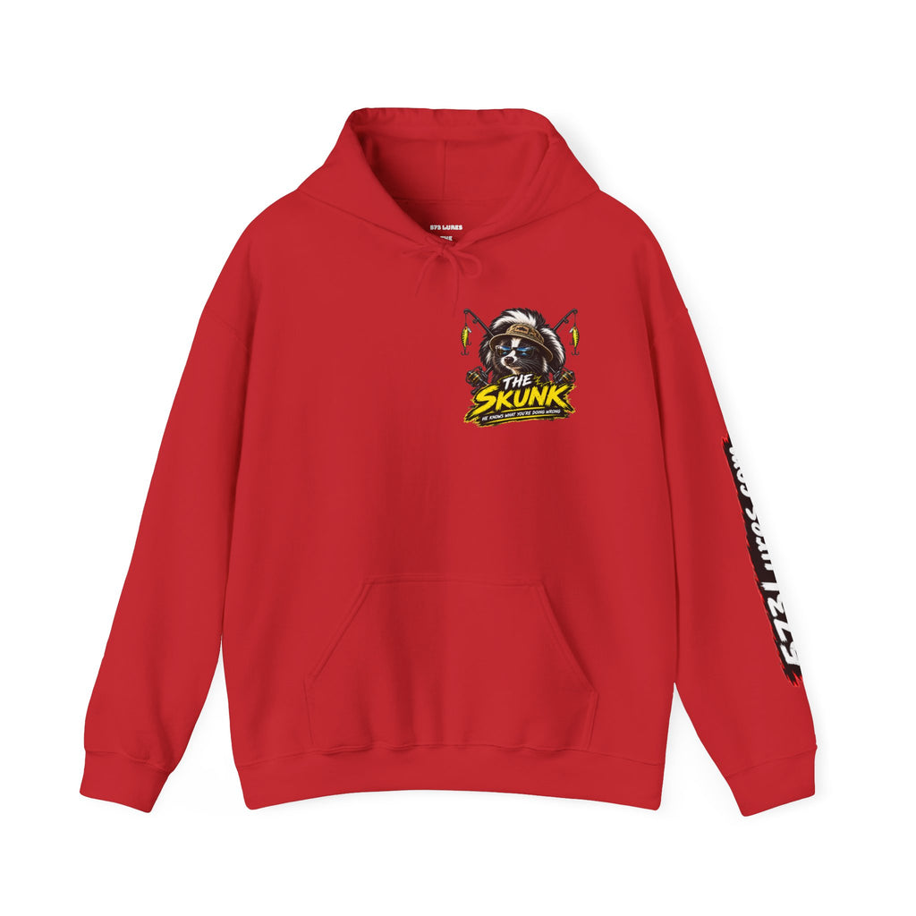 Hoodie The Skunk, Keep Casting Bass Fishing Graphic Sweatshirt