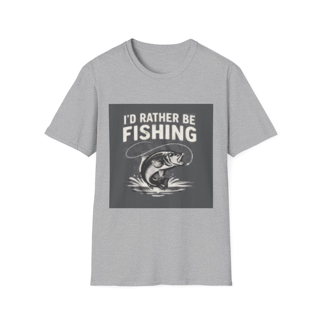 T-Shirt "I'd Rather Be Fishing"