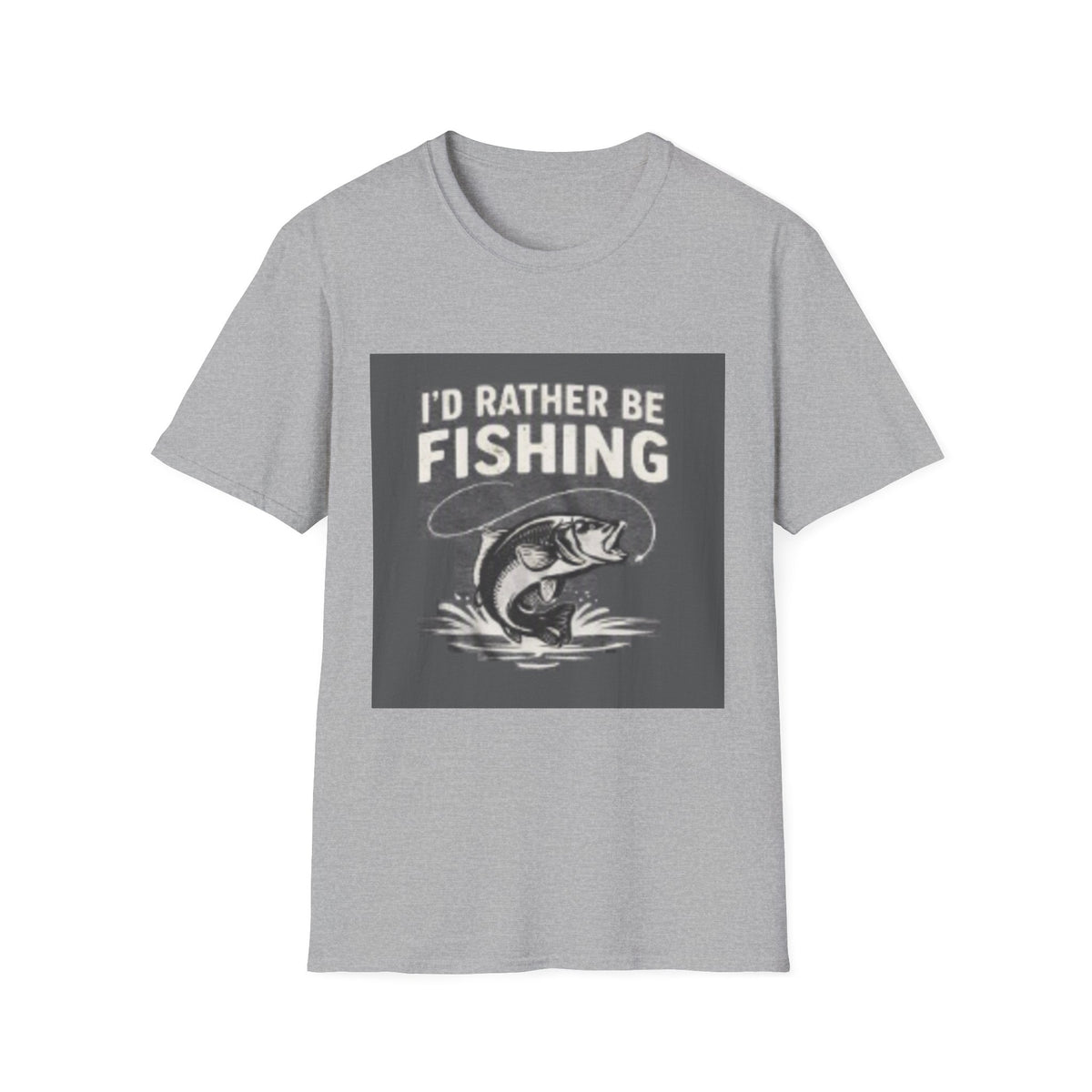 T-Shirt "I'd Rather Be Fishing"