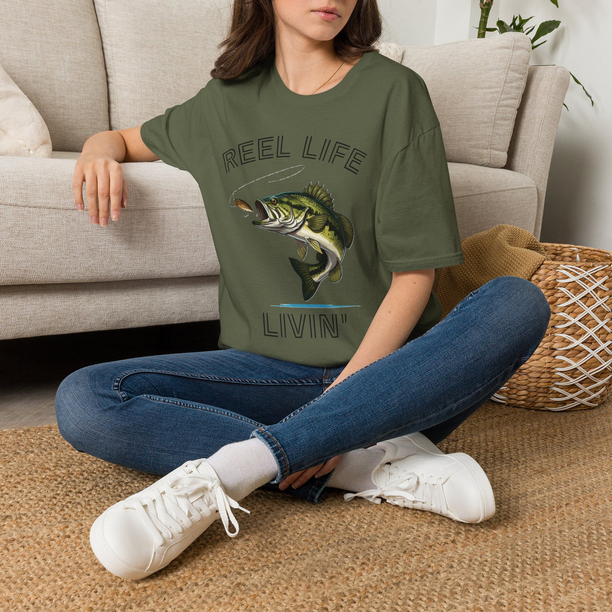 T-Shirt "Reel Life Livin!"