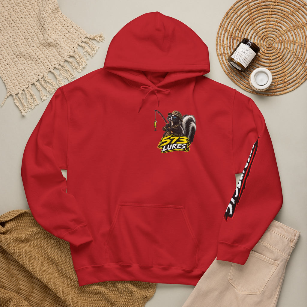 Hoodie Never Skunked Again, Catch More Fish Fishing Graphic Sweatshirt