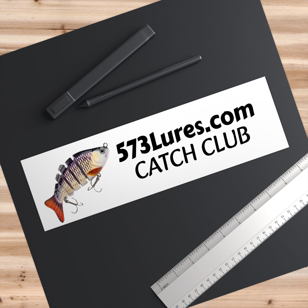 Decal "573 Lures Catch Club"