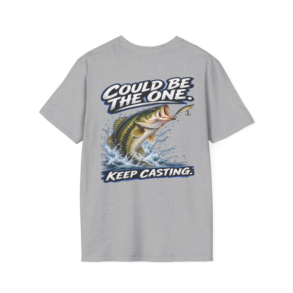 T-Shirt The Next Cast, Could Be The One, Keep Casting Bass Fishing Graphic Tee