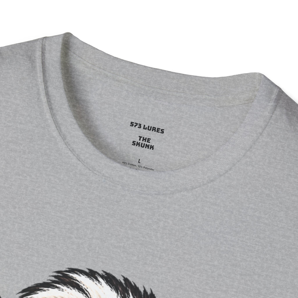 The Skunk Fishing T-Shirt — Retro Fishing Mascot Tee