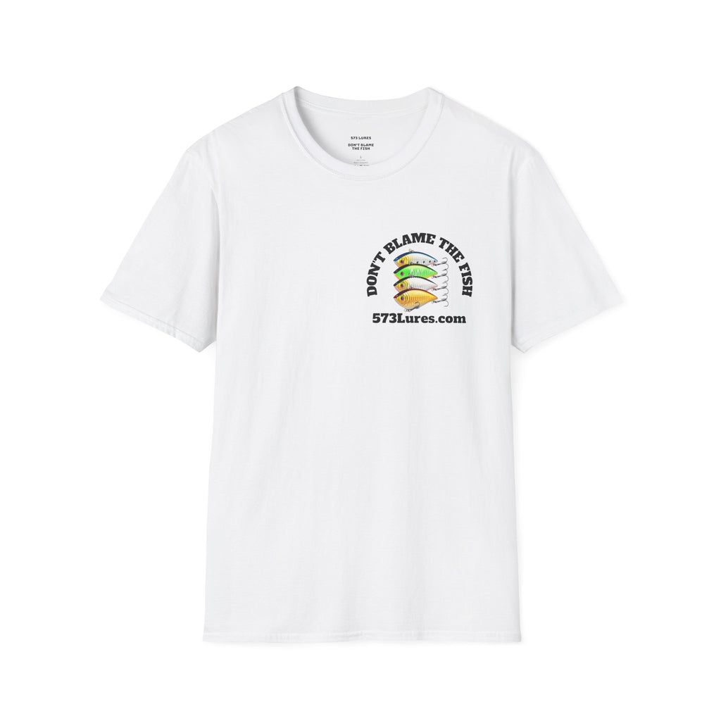 T‑Shirt Don't Blame The Fish, Change The Presentation Fishing Graphic Tee