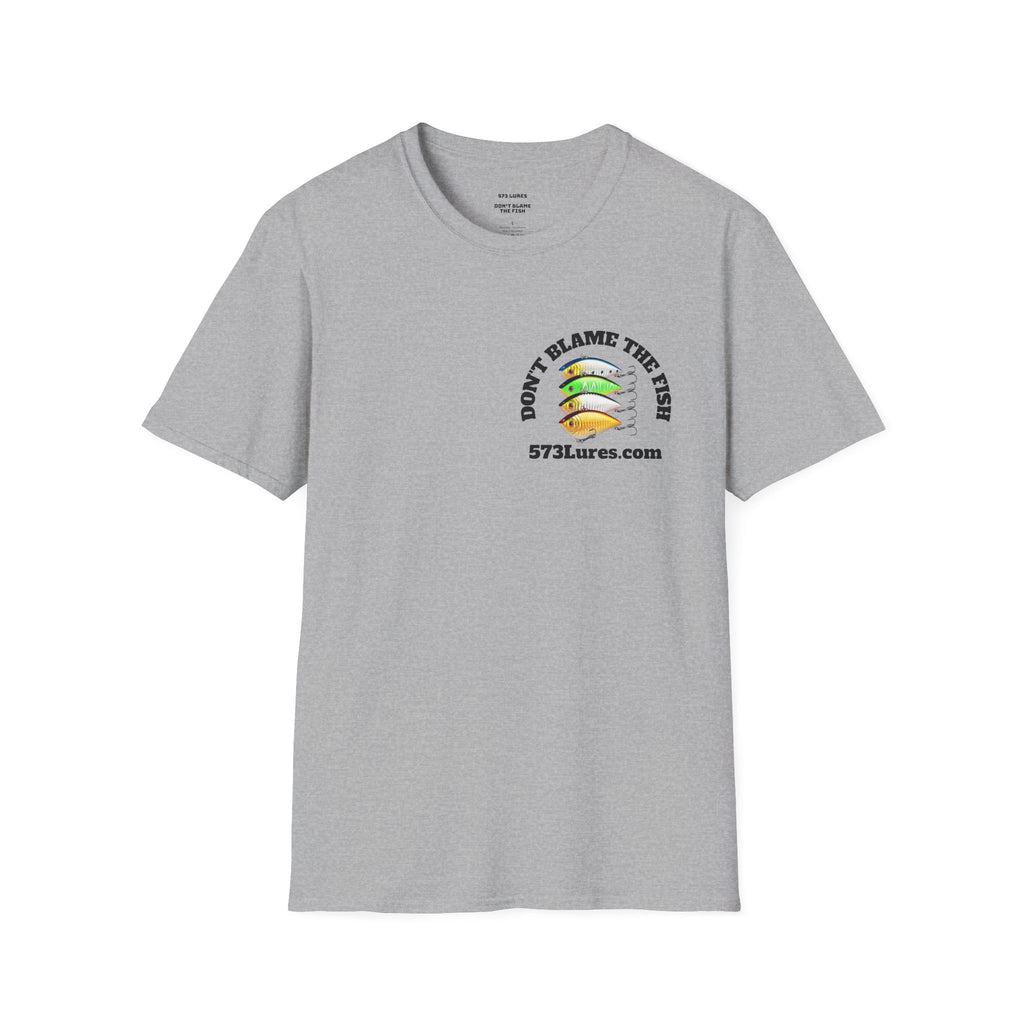 T‑Shirt Don't Blame The Fish, Change The Presentation Fishing Graphic Tee