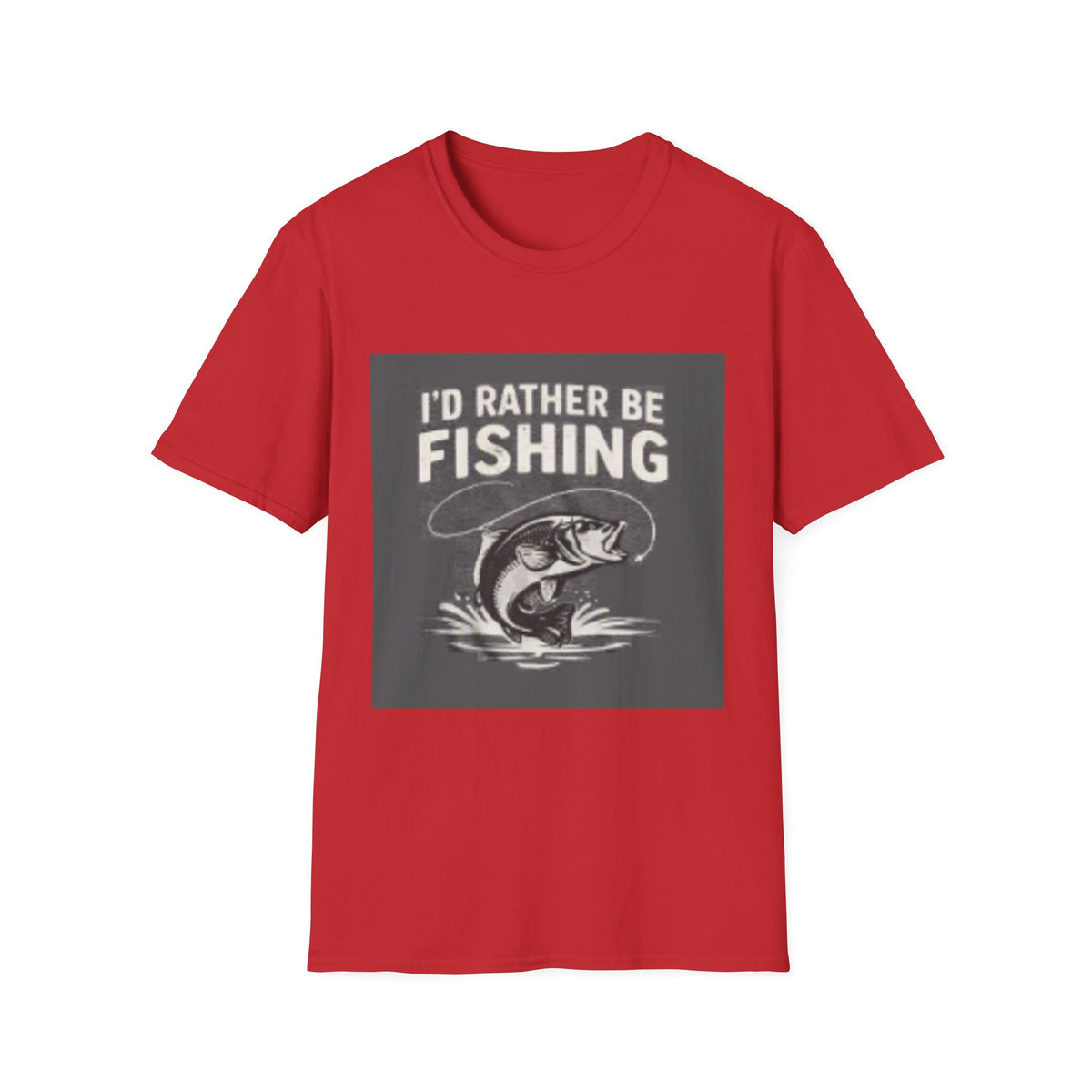T-Shirt "I'd Rather Be Fishing"