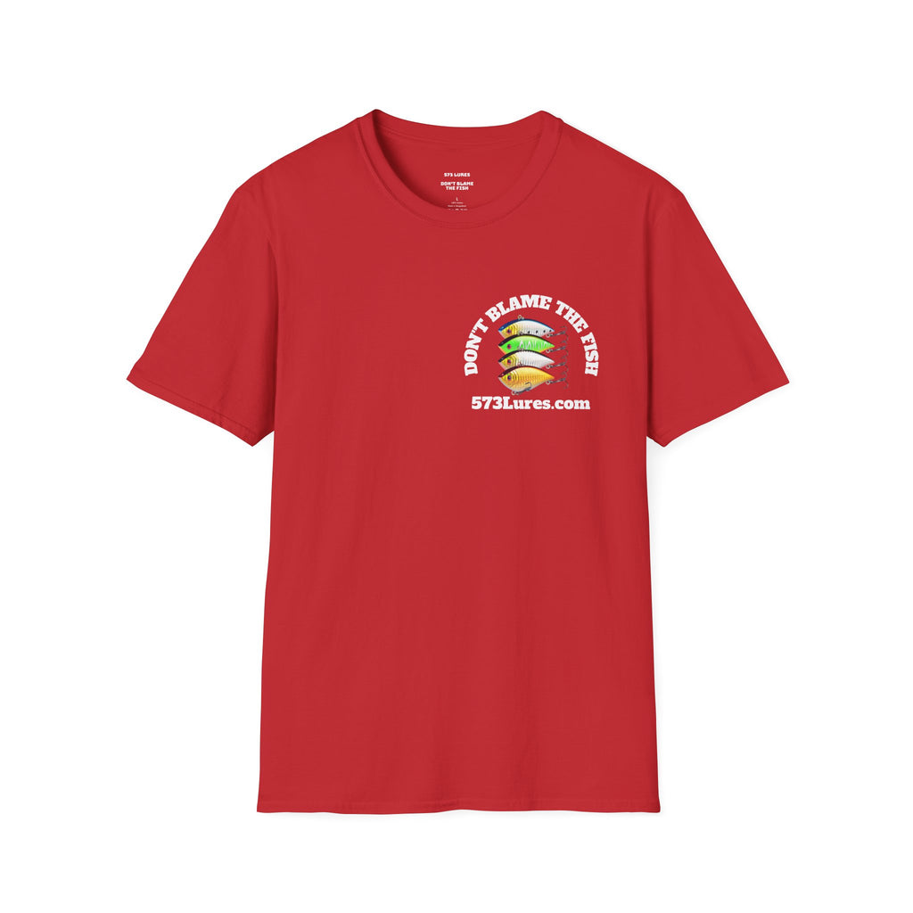 T‑Shirt Don't Blame The Fish, Change The Presentation Fishing Graphic Tee