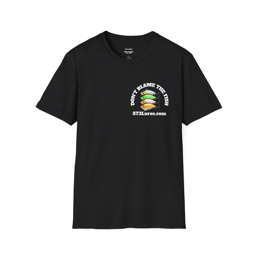 T‑Shirt Don't Blame The Fish, Change The Presentation Fishing Graphic Tee