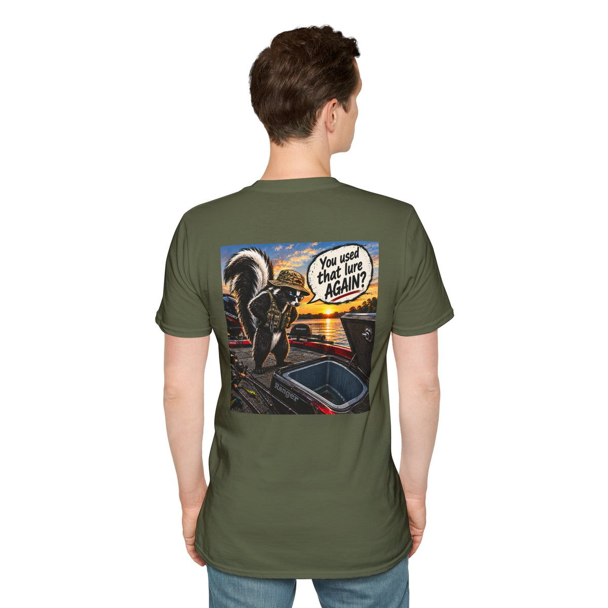 T-Shirt The Skunk, You Used That Lure Again Fishing Graphic Tee