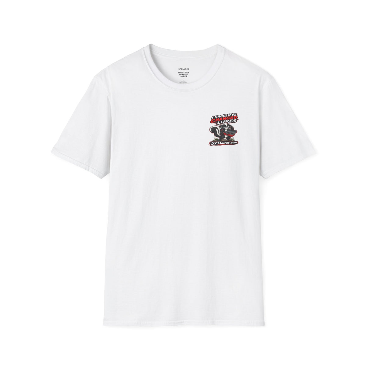 T-Shirt I Should've Changed Lures, The Skunk Knows Fishing Graphic Tee
