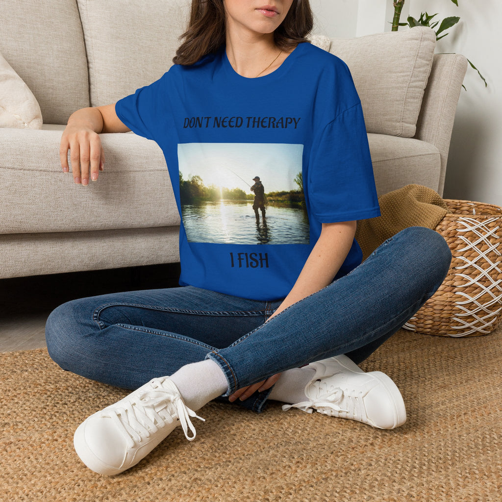 T-Shirt “Don't Need Therapy, I Fish”