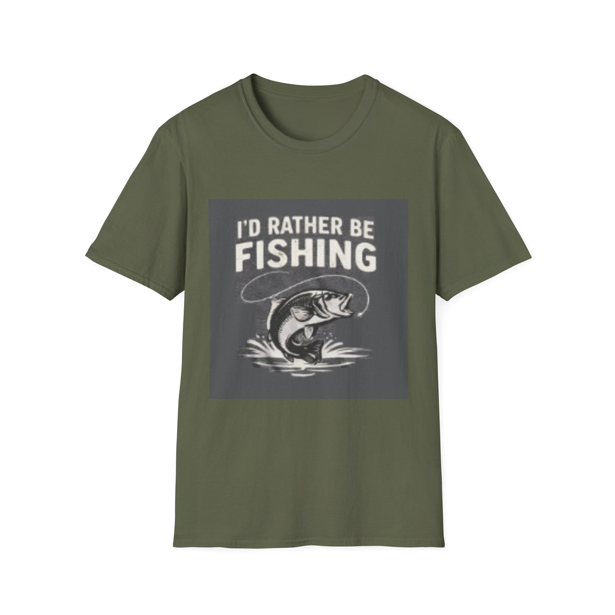 T-Shirt "I'd Rather Be Fishing"