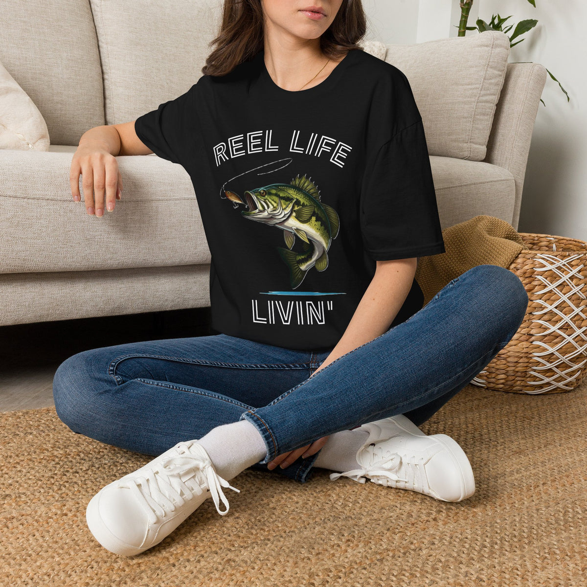 T-Shirt "Reel Life Livin!"