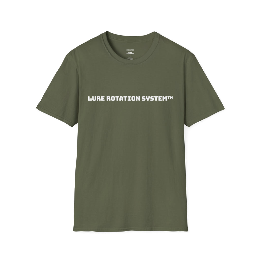 Fishing T-Shirt — "Don't Marry One Lure" Lure Rotation System Graphic Tee