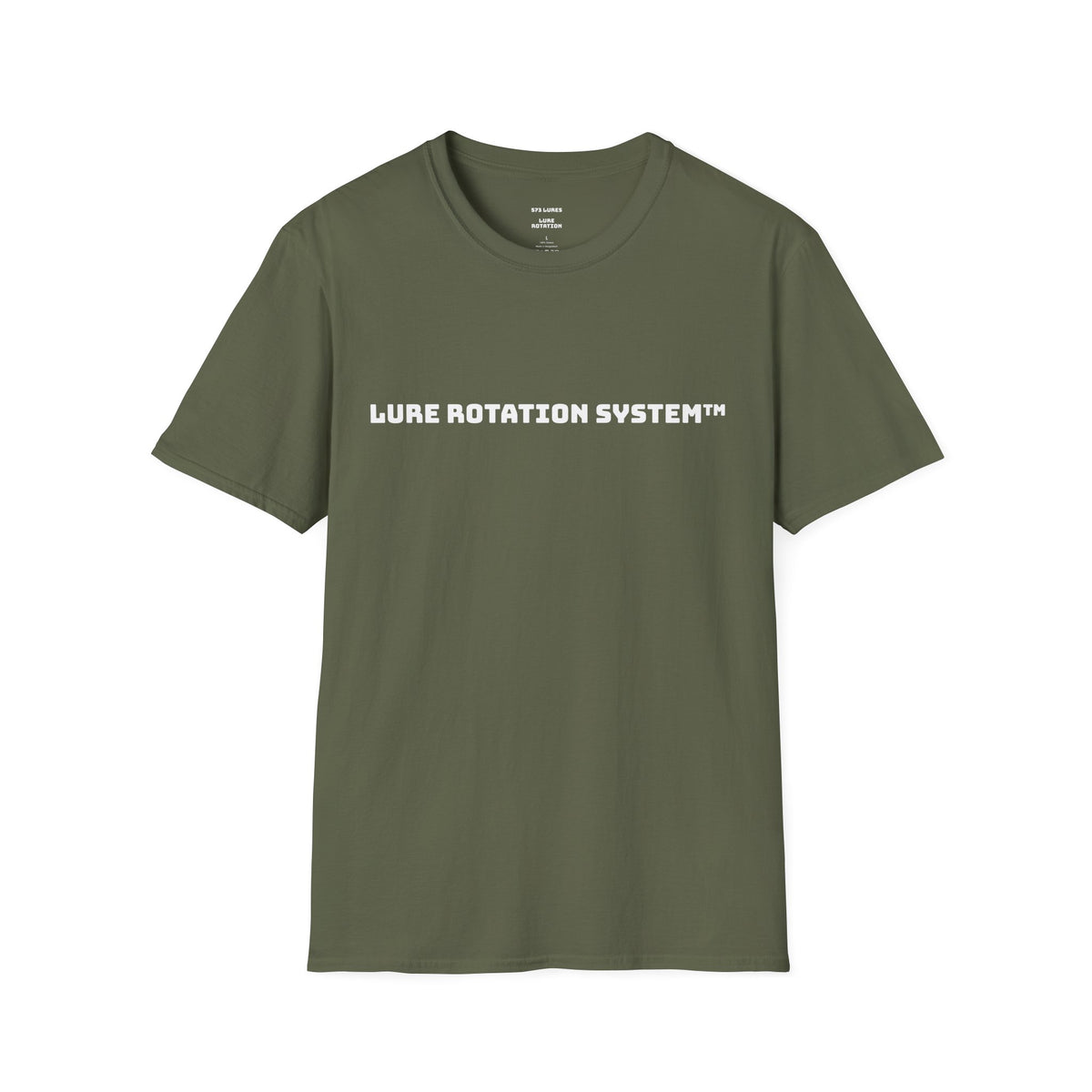 Fishing T-Shirt — "Don't Marry One Lure" Lure Rotation System Graphic Tee