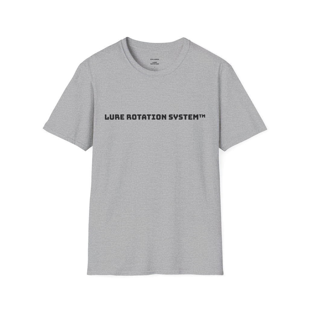 Fishing T-Shirt — "Don't Marry One Lure" Lure Rotation System Graphic Tee