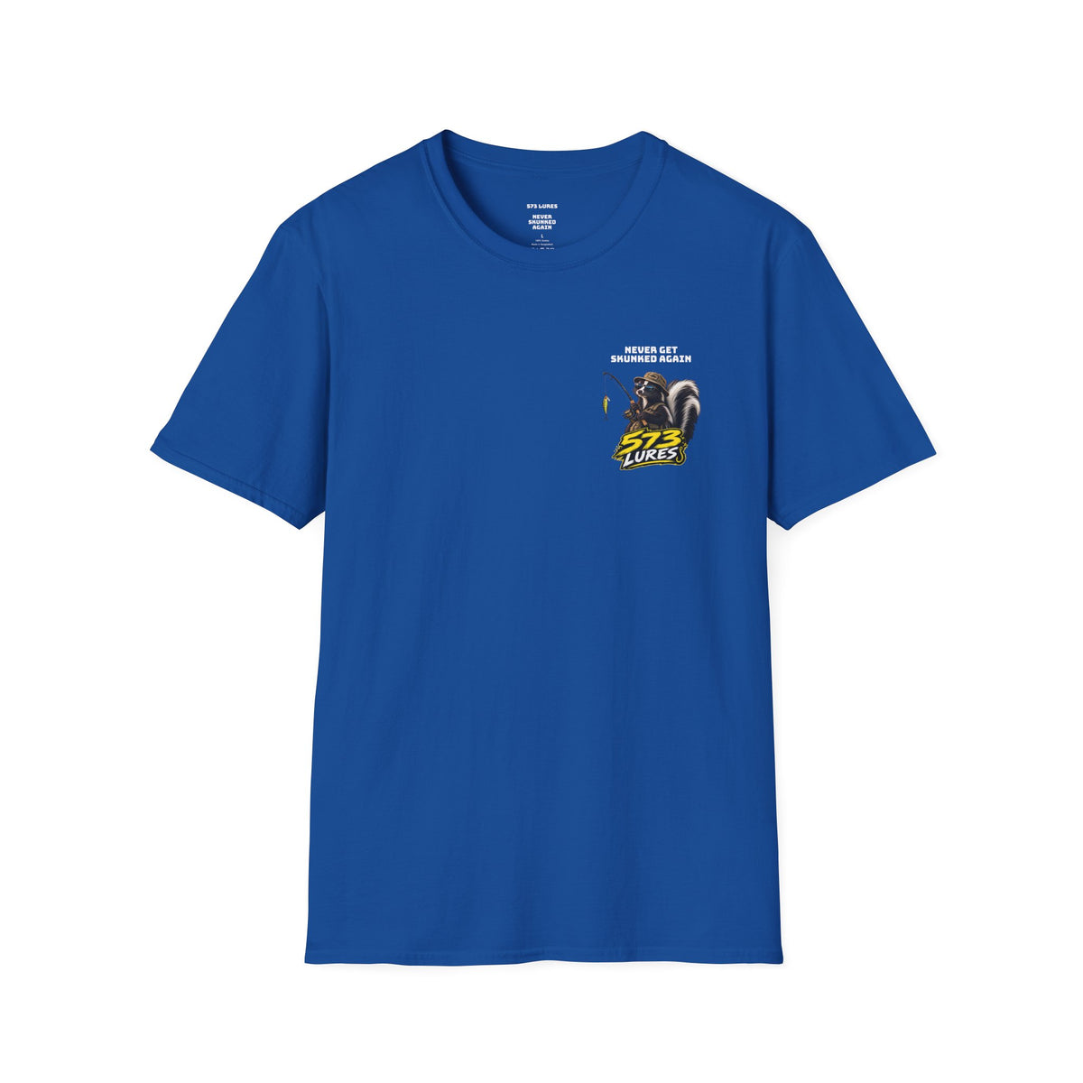 T-Shirt Never Get Skunked Again, Catch More Fish Fishing Graphic Tee