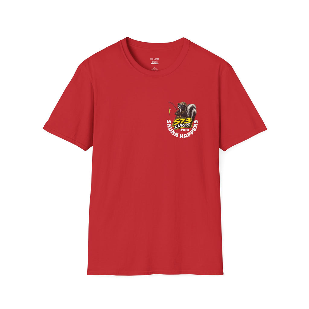 T-Shirt Change Something, Skunk Happens Fishing Graphic Tee
