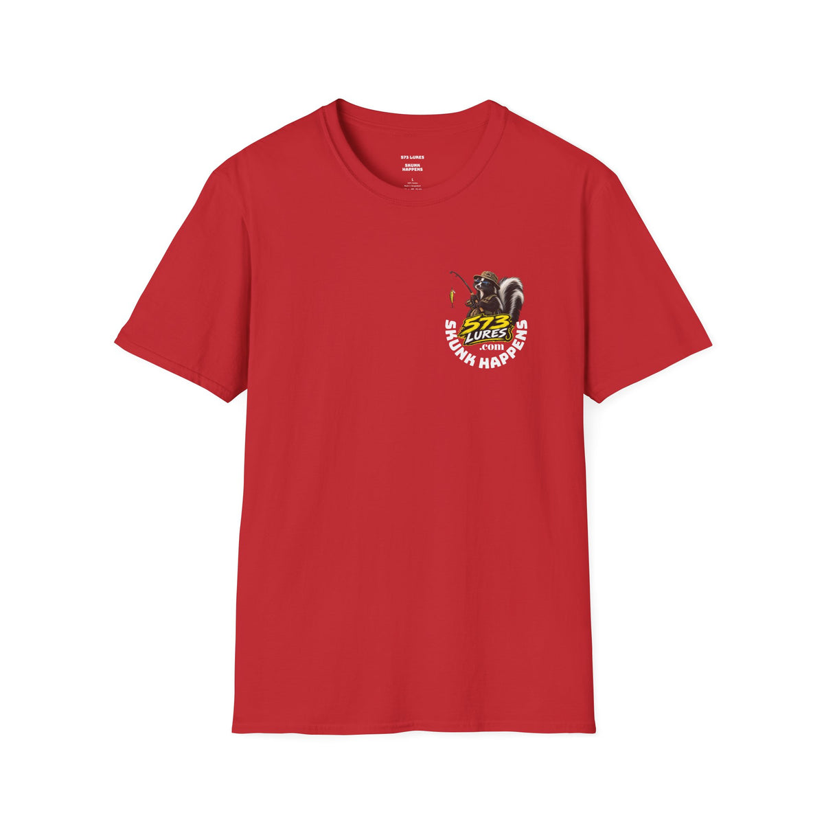 T-Shirt Change Something, Skunk Happens Fishing Graphic Tee