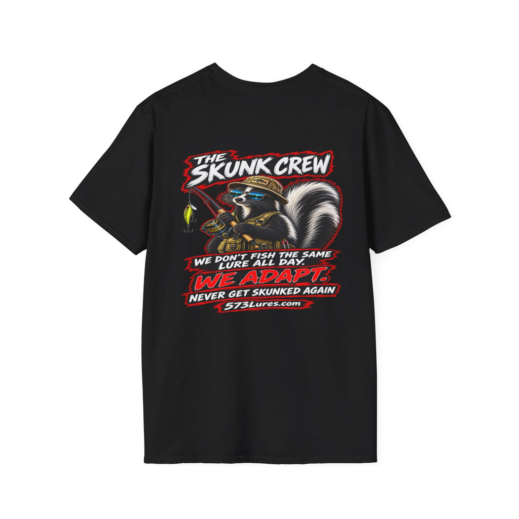 T‑Shirt The Skunk Crew, Never Get Skunked Again Fishing Graphic Tee