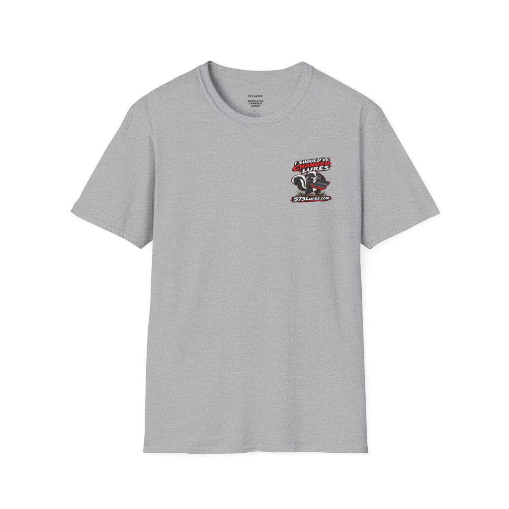 T-Shirt I Should've Changed Lures, The Skunk Knows Fishing Graphic Tee