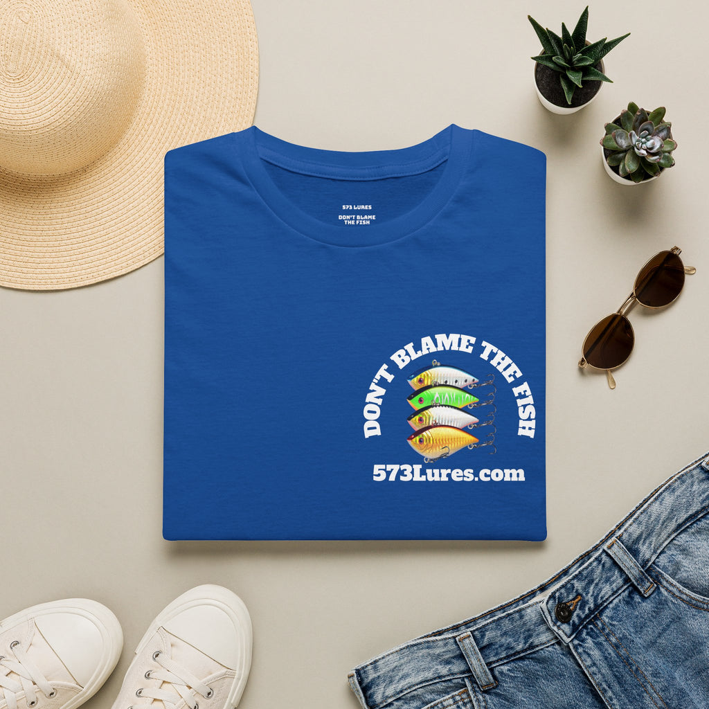 T‑Shirt Don't Blame The Fish, Change The Presentation Fishing Graphic Tee