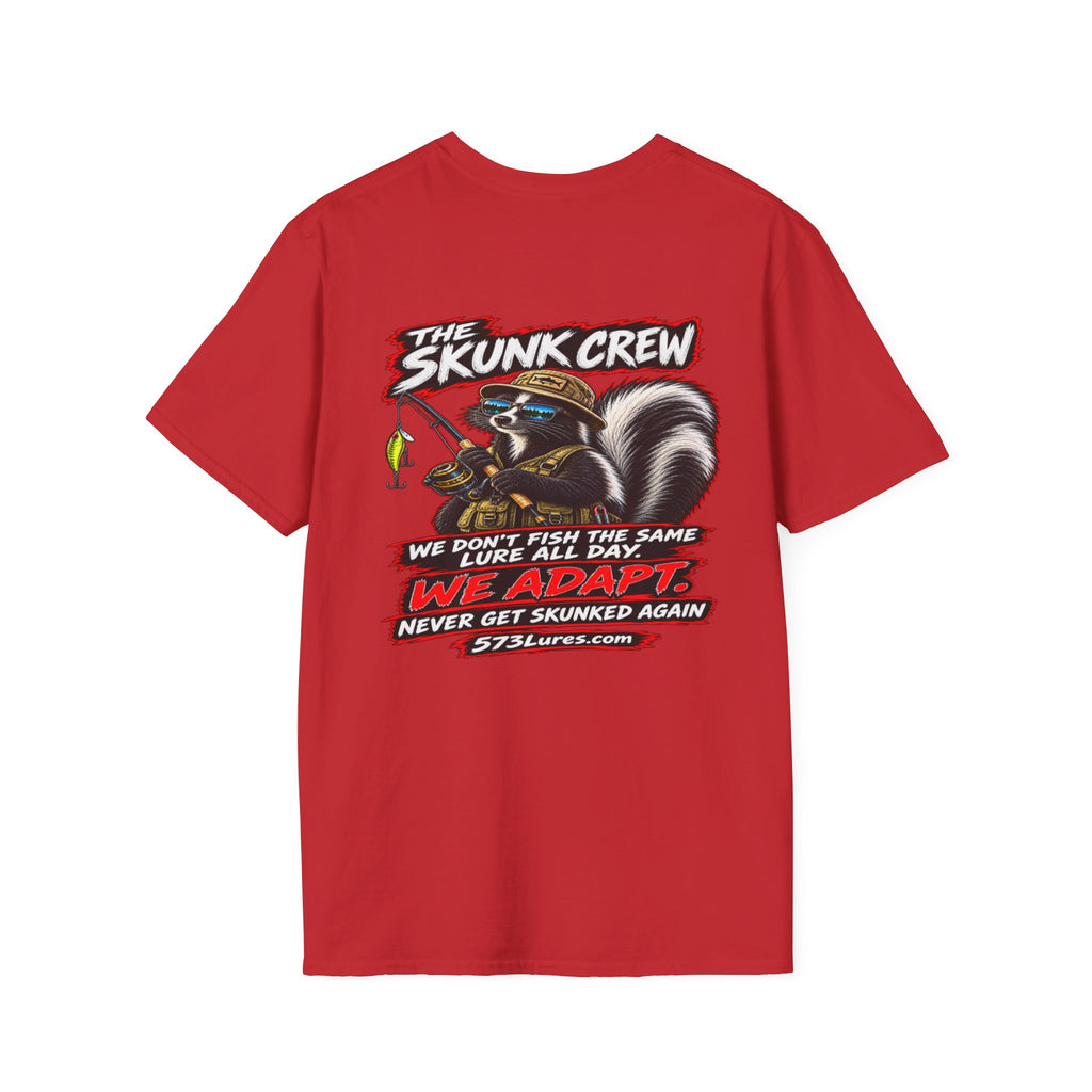 T‑Shirt The Skunk Crew, Never Get Skunked Again Fishing Graphic Tee