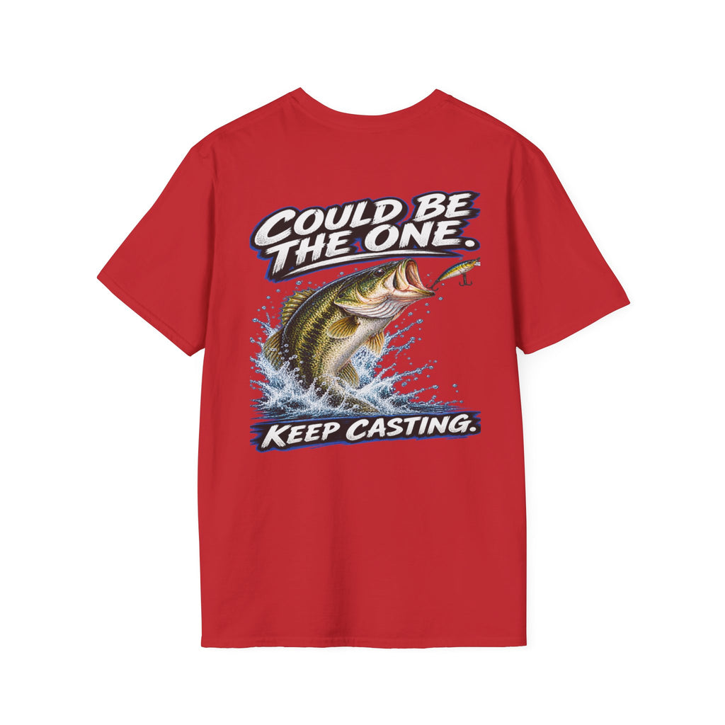 T-Shirt The Next Cast, Could Be The One, Keep Casting Bass Fishing Graphic Tee