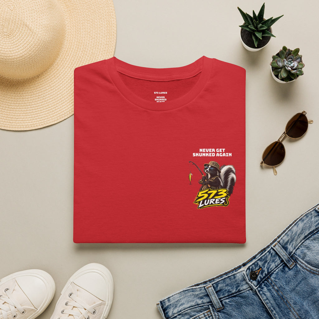 T-Shirt Never Get Skunked Again, Catch More Fish Fishing Graphic Tee