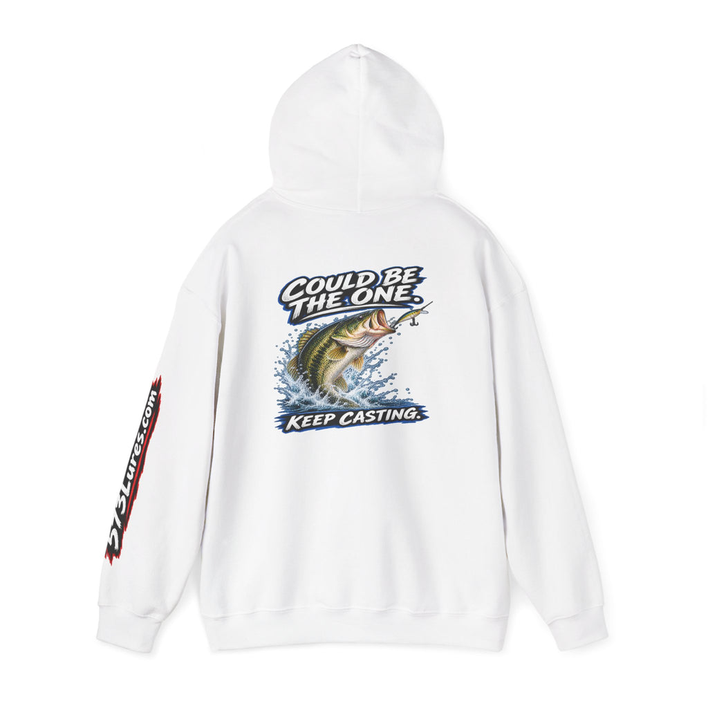 Hoodie The Skunk, Keep Casting Bass Fishing Graphic Sweatshirt