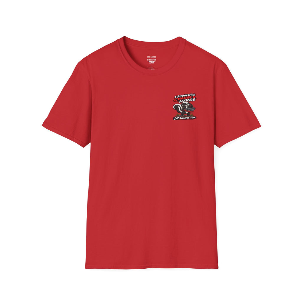 T-Shirt I Should've Changed Lures, The Skunk Knows Fishing Graphic Tee