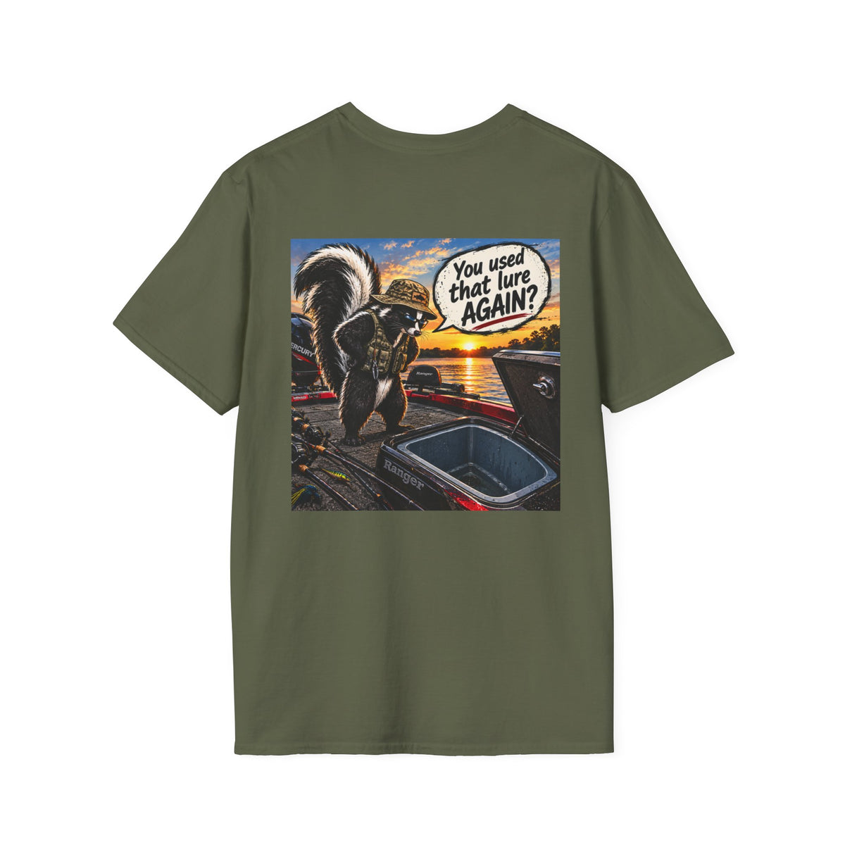 T-Shirt The Skunk, You Used That Lure Again Fishing Graphic Tee