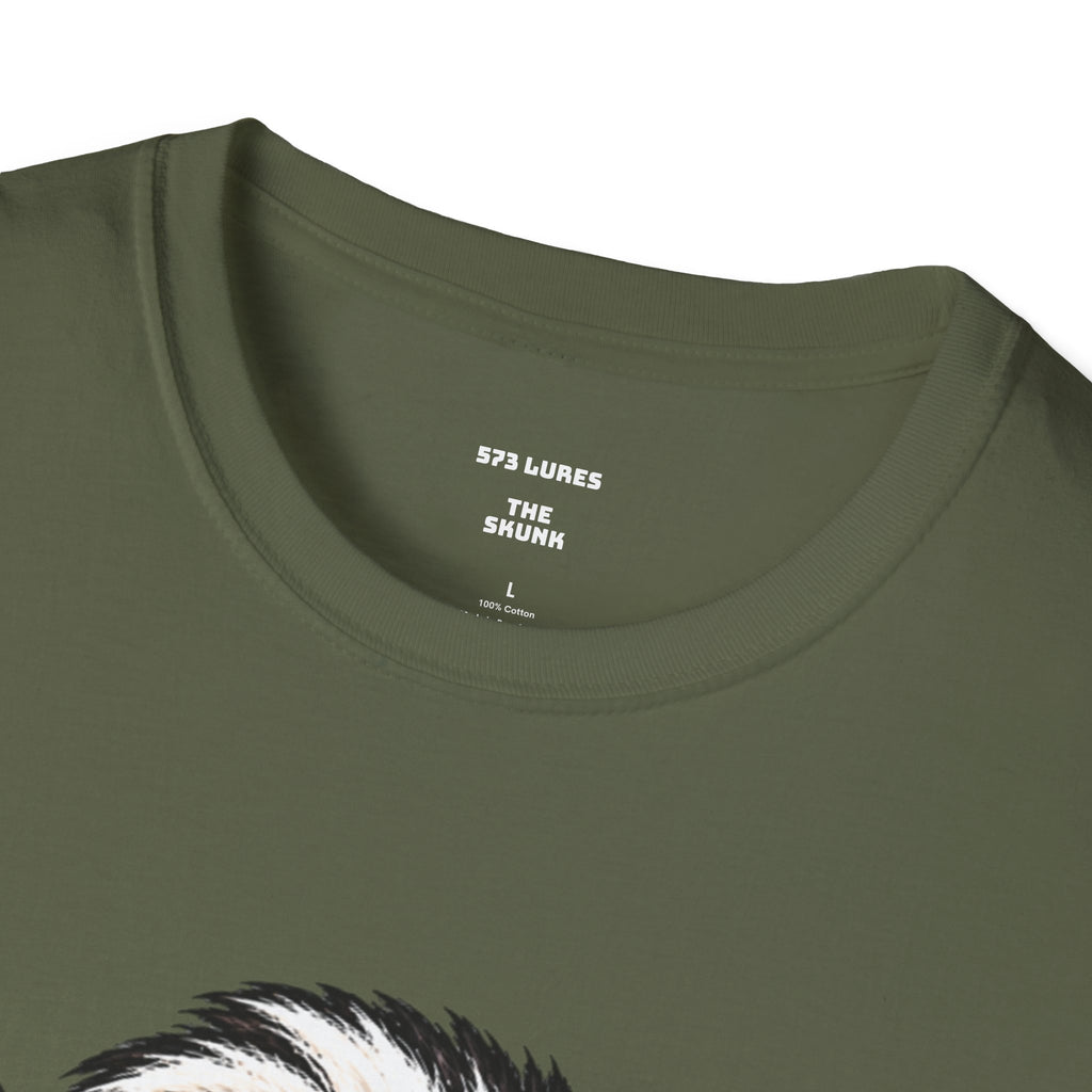 The Skunk Fishing T-Shirt — Retro Fishing Mascot Tee