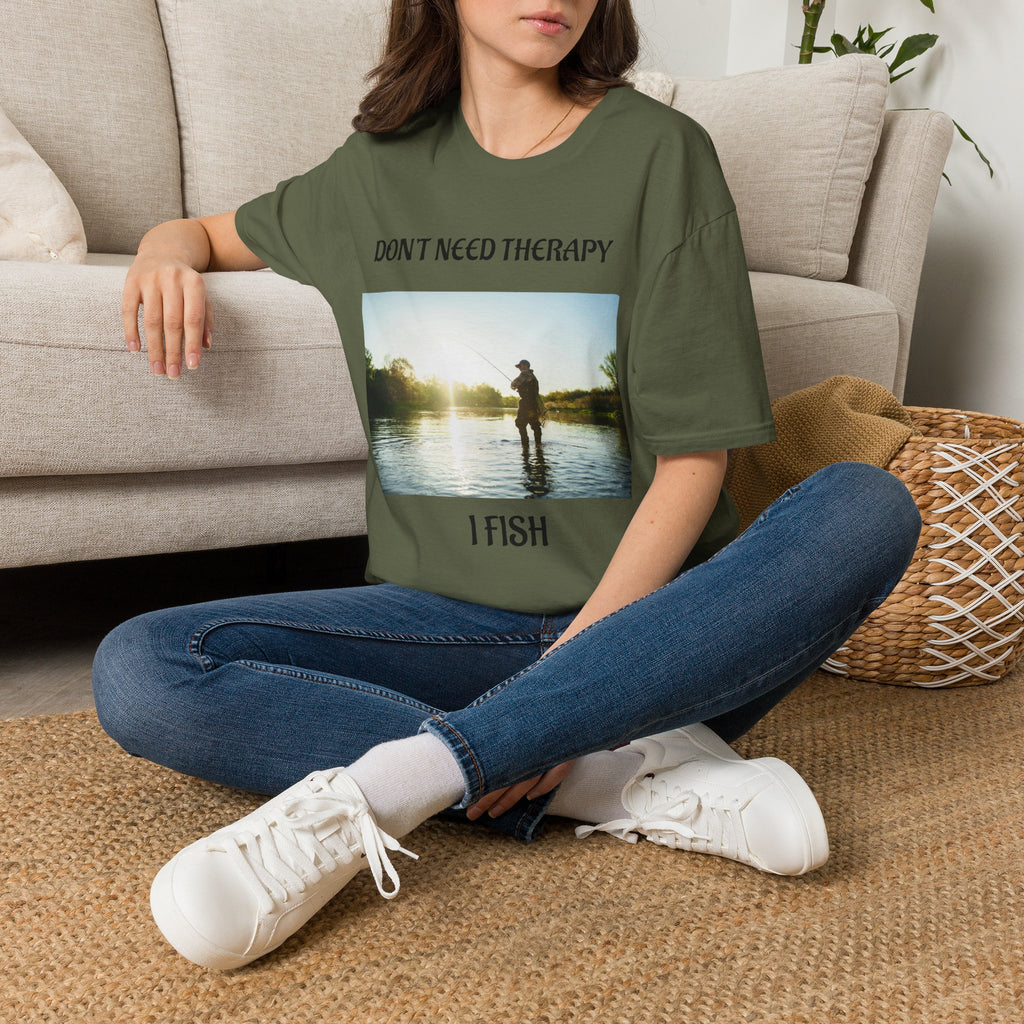 T-Shirt “Don't Need Therapy, I Fish”