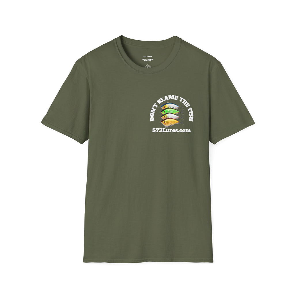 T‑Shirt Don't Blame The Fish, Change The Presentation Fishing Graphic Tee