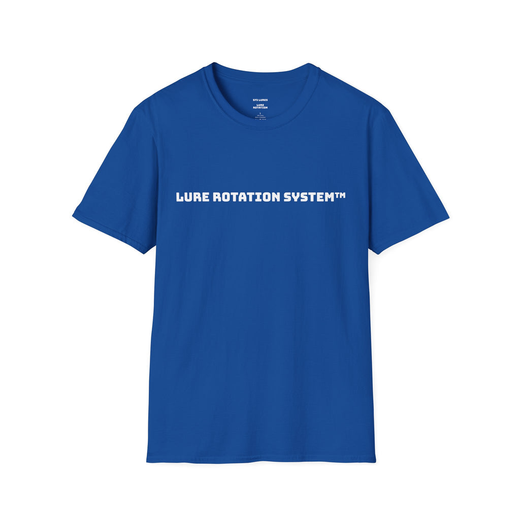 Fishing T-Shirt — "Don't Marry One Lure" Lure Rotation System Graphic Tee