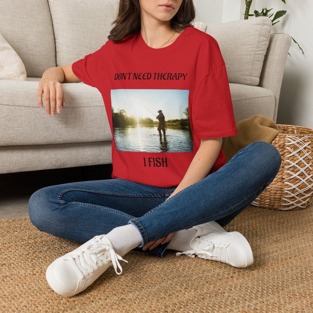 T-Shirt “Don't Need Therapy, I Fish”