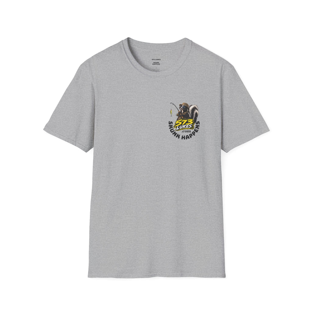 T-Shirt Change Something, Skunk Happens Fishing Graphic Tee