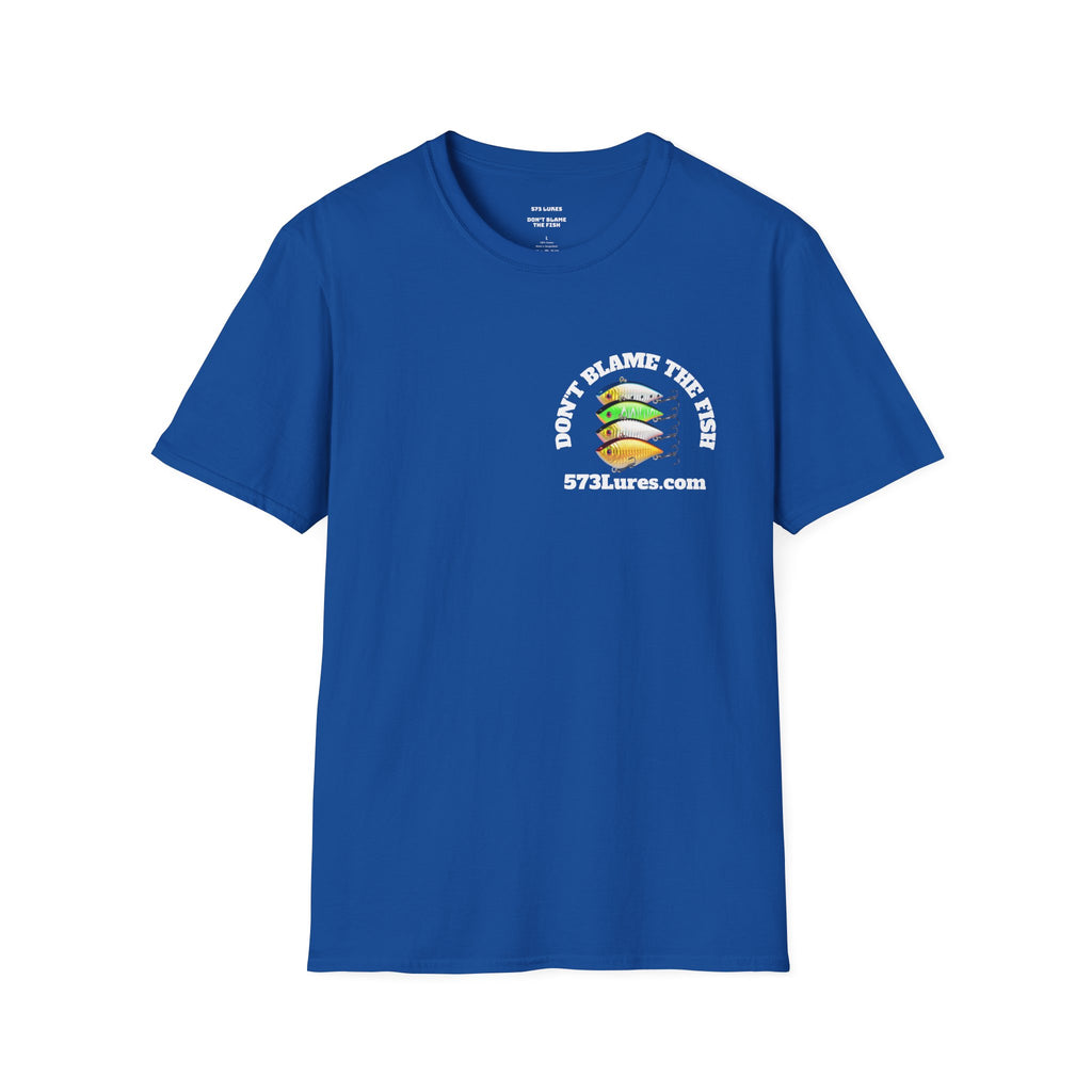 T‑Shirt Don't Blame The Fish, Change The Presentation Fishing Graphic Tee