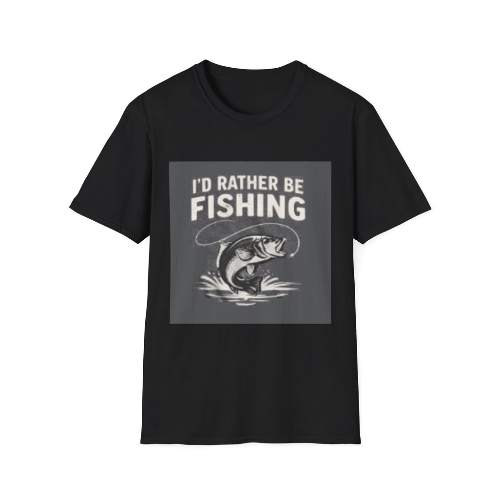 T-Shirt "I'd Rather Be Fishing"