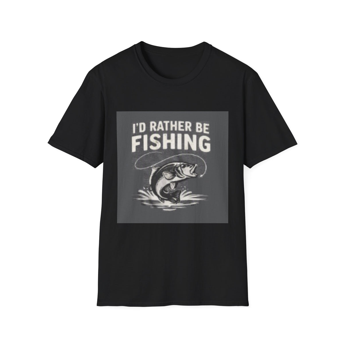 T-Shirt "I'd Rather Be Fishing"